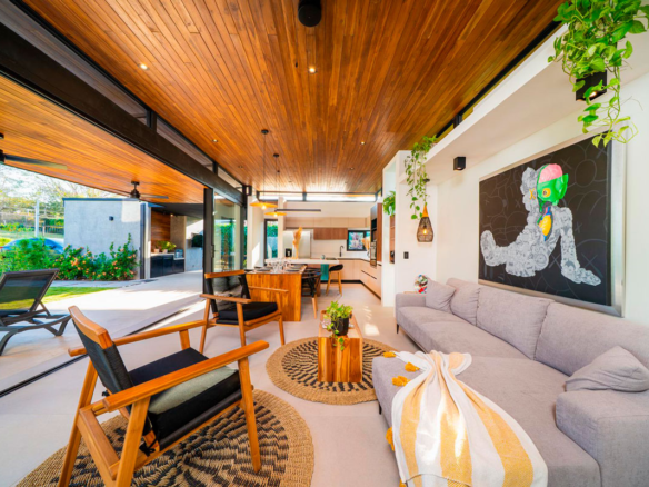 4-Bedroom Designer Home in Gated Community minutes to Tamarindo