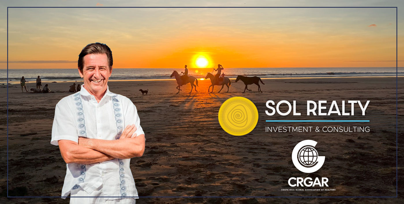 Mark at a typical Playa Negra sunset