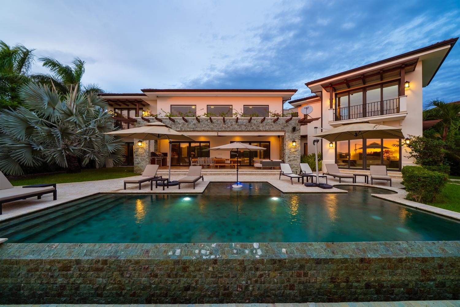 Casa Chano luxury home in Hacienda Pinilla with ocean and golf course views