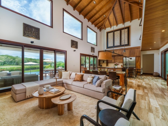Casa Chano luxury home in Hacienda Pinilla with ocean and golf course views