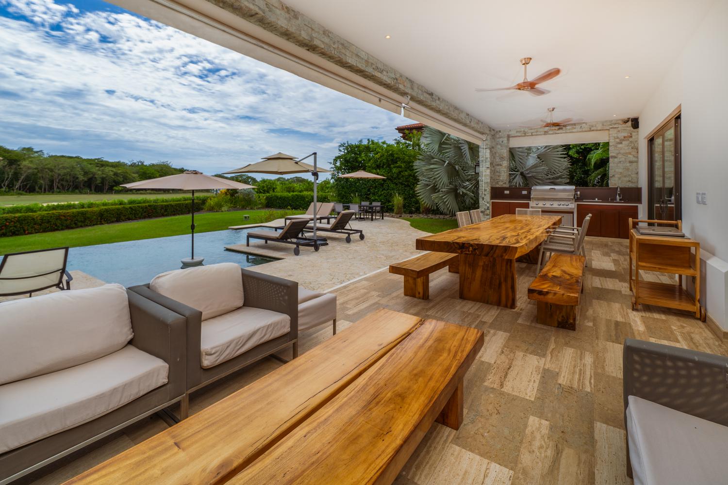 Casa Chano luxury home in Hacienda Pinilla with ocean and golf course views