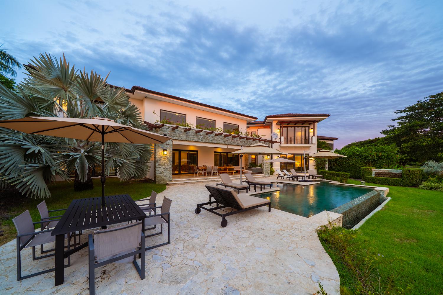 Casa Chano luxury home in Hacienda Pinilla with ocean and golf course views
