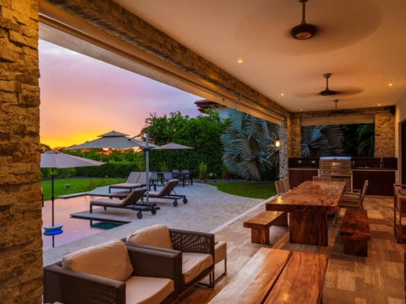 Casa Chano luxury home in Hacienda Pinilla with ocean and golf course views