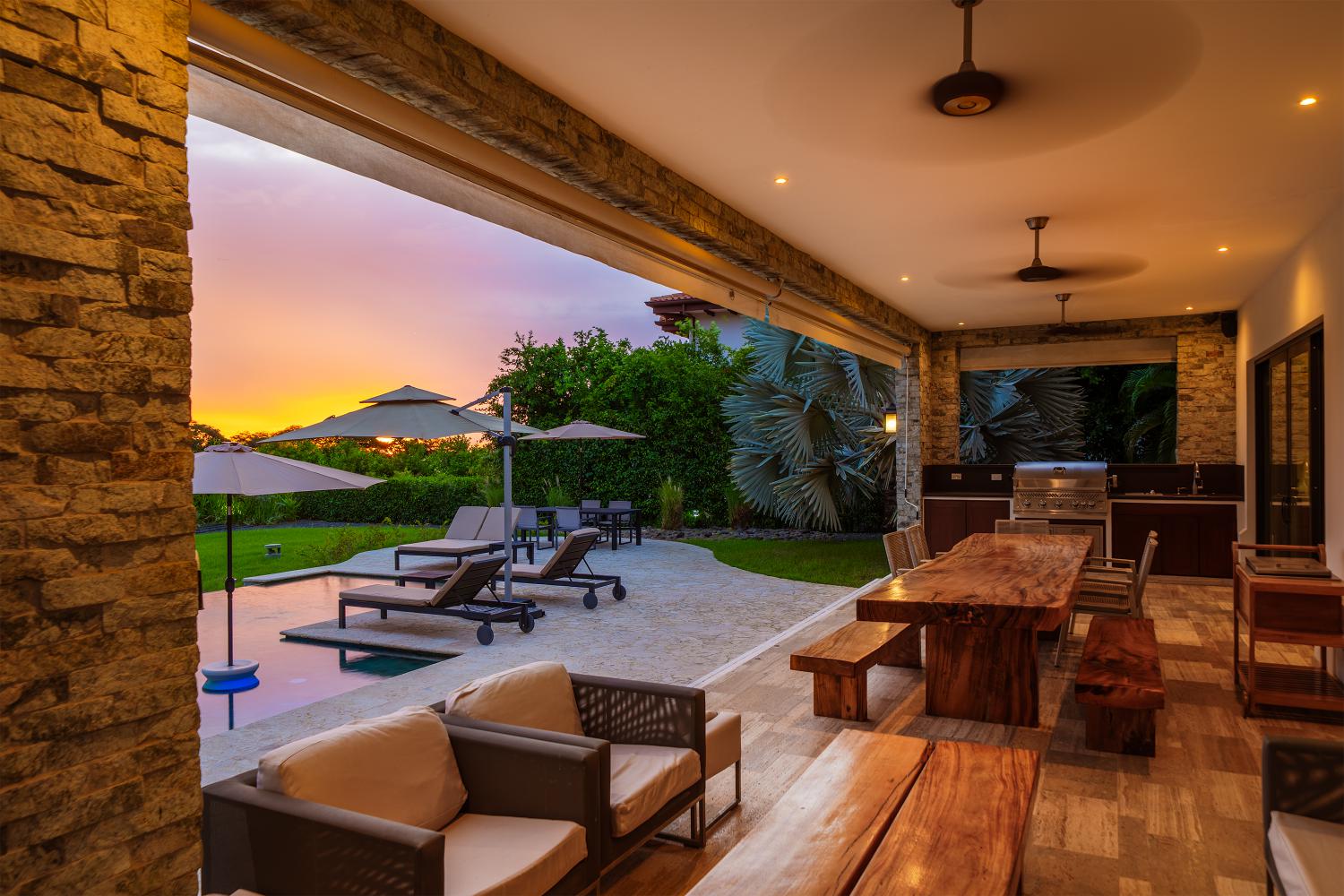 Casa Chano luxury home in Hacienda Pinilla with ocean and golf course views