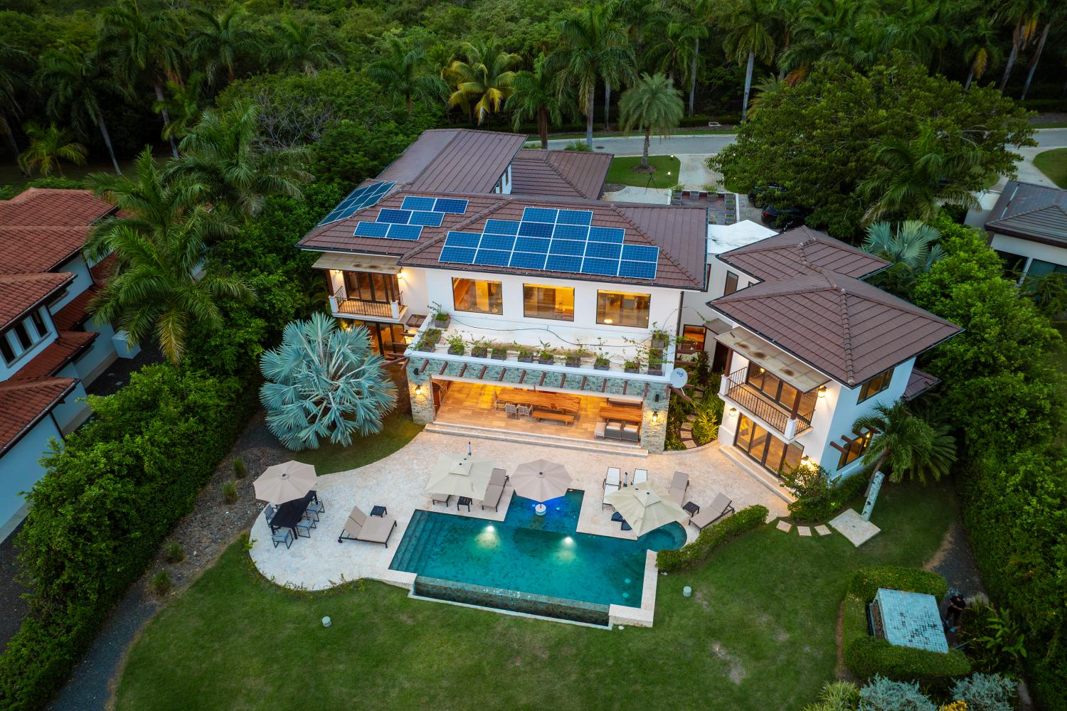 Casa Chano luxury home in Hacienda Pinilla with ocean and golf course views