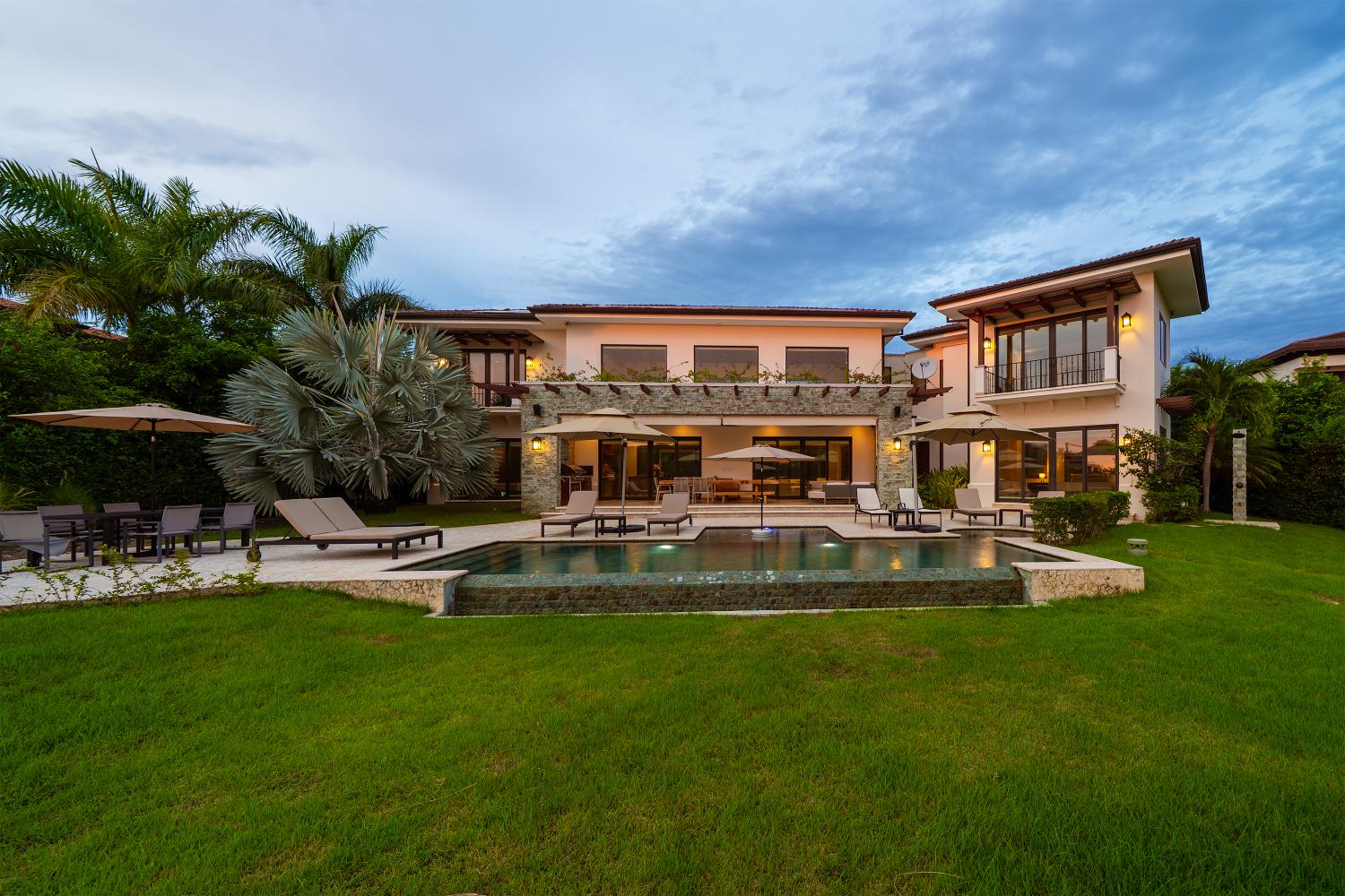 Casa Chano luxury home in Hacienda Pinilla with ocean and golf course views