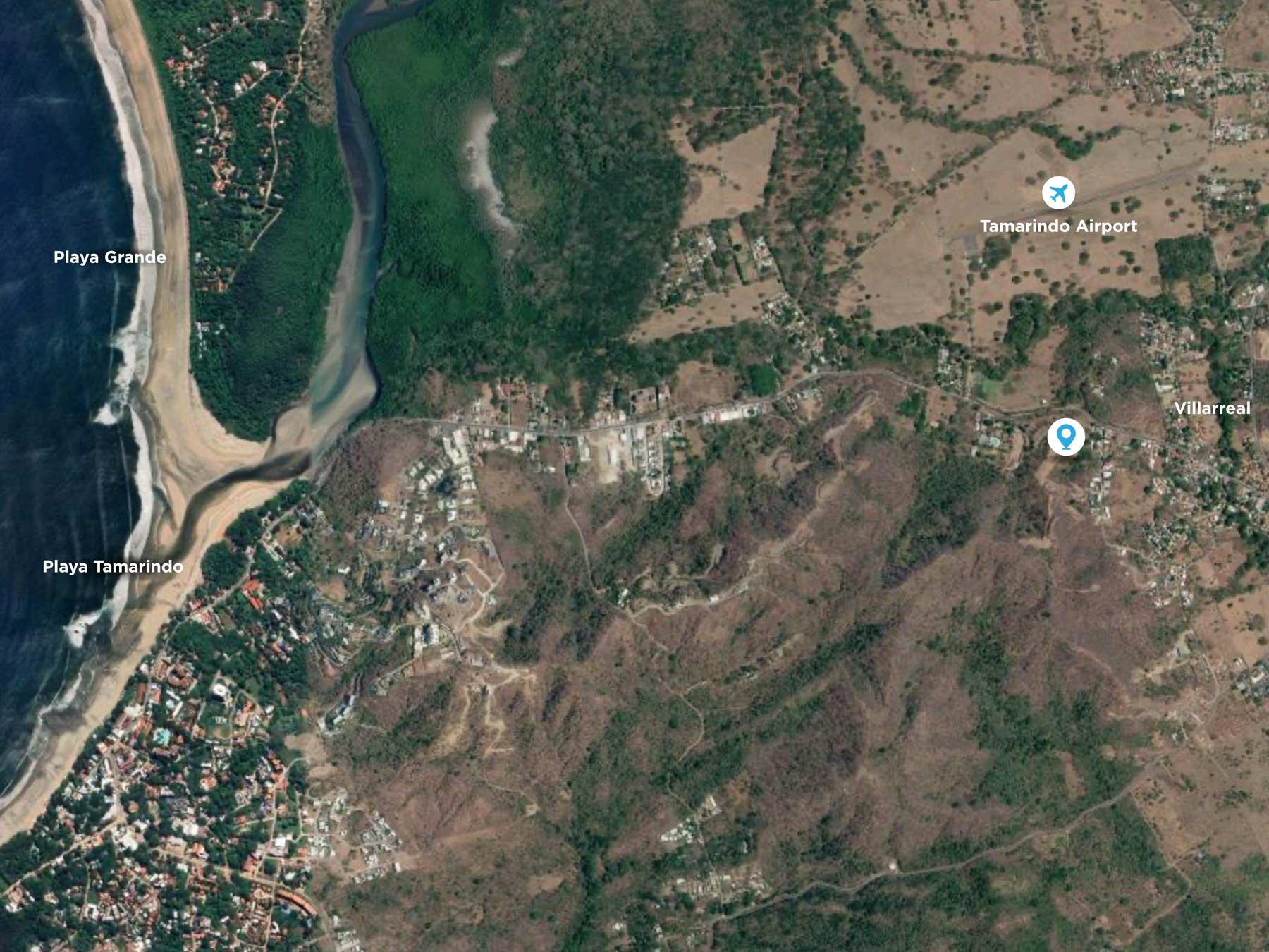 Tamarindo Development Land for Sale: 54.5 Acres with Ocean Views