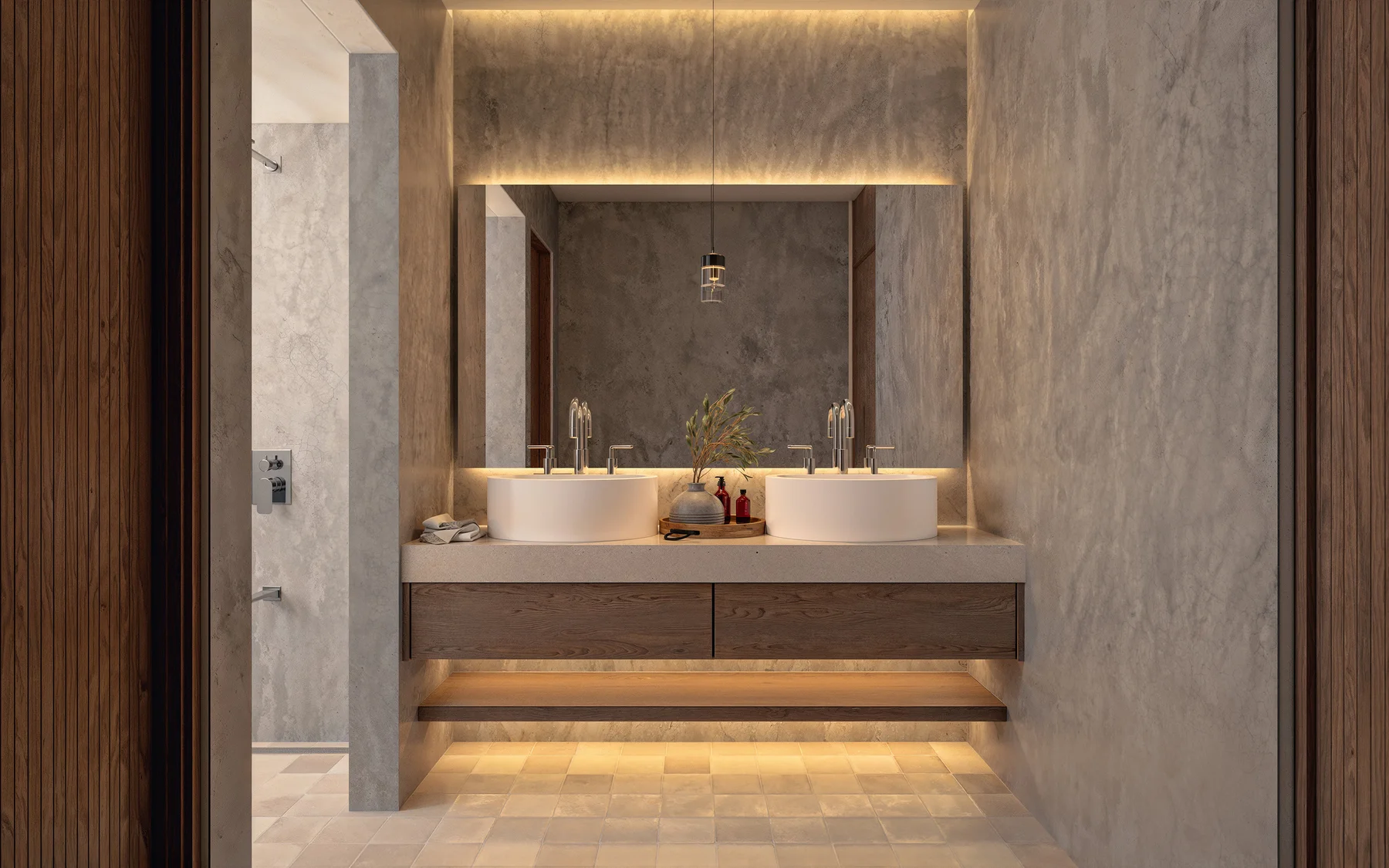 Modern Bathroom Armonia Playa Grande – 11.jpg Casa Armonía Playa Grande | Modern Home for Sale